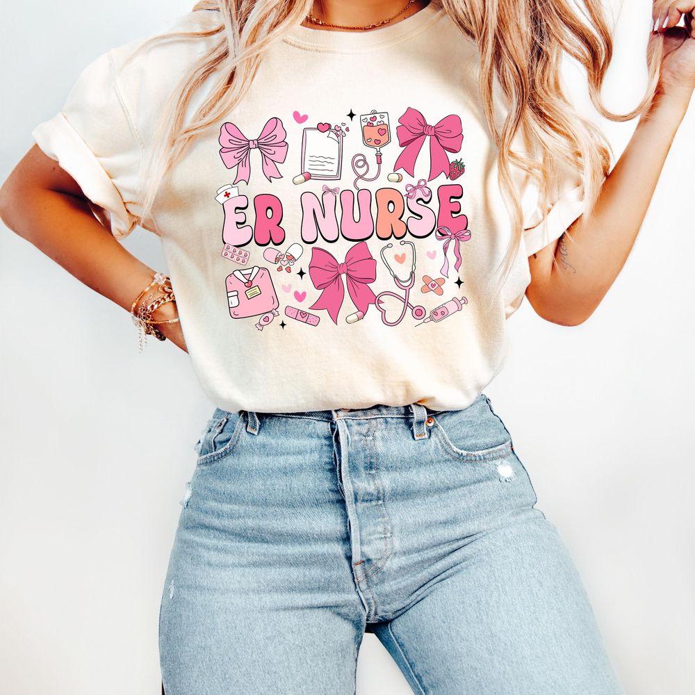 Coquette Emergency Nurse Awesome Shirt Coquette Emergency Nurse Awesome Shirt